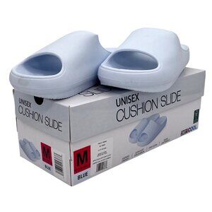 32 Degrees Cool Unisex Blue Cushion Slides Womens 7.5-8.5 Mens 5.5-6.5 Size M